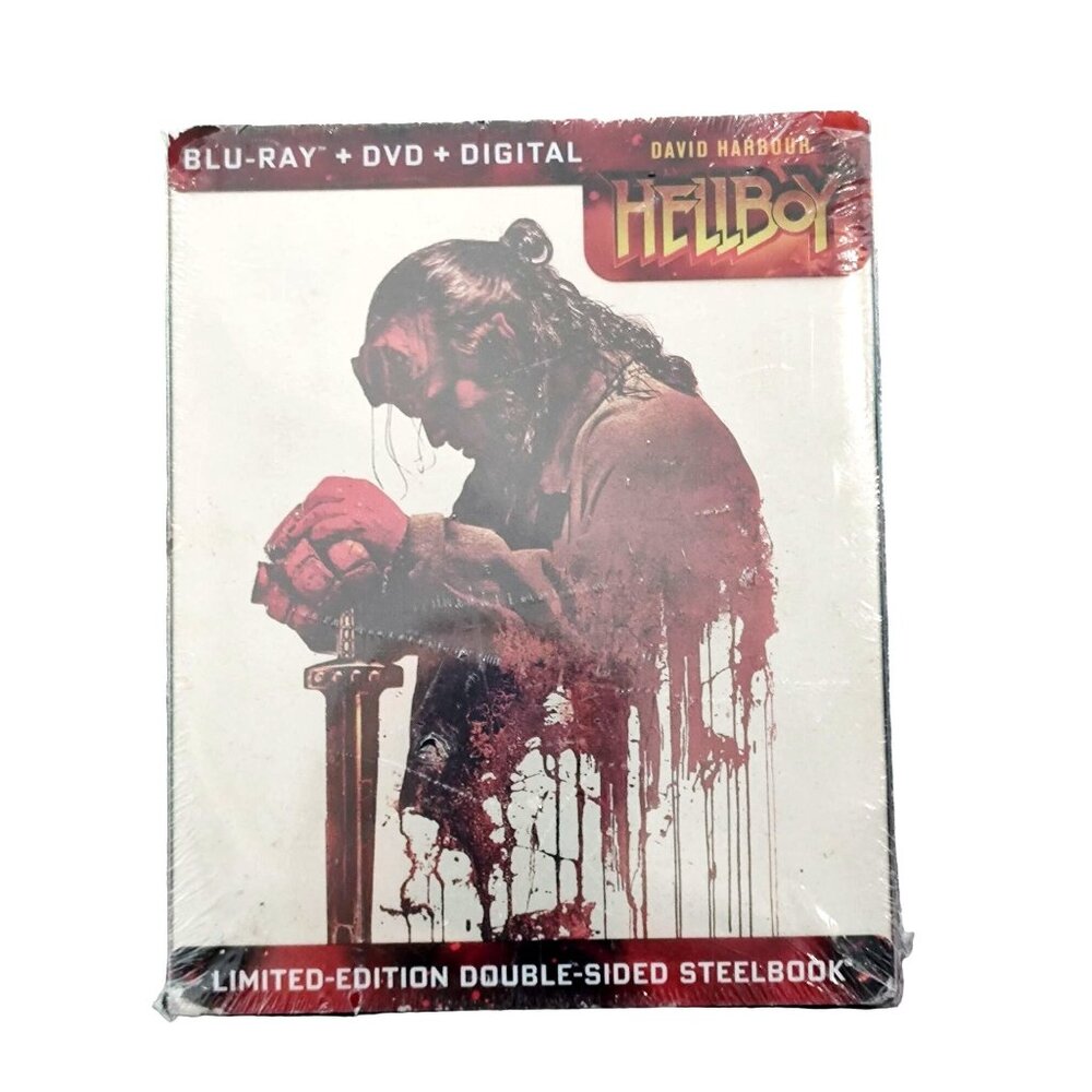 Hellboy Limited Edition Double Sided Steelbook Blu-Ray Dvd Digital Set Entertain